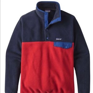 EUC Men’s Patagonia snap t fleece pullover-medium